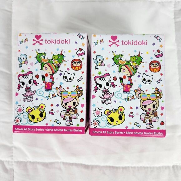 Tokidoki Plush Keychain Blind Box Lot of 2 Kawaii All Stars Series Donutella - Picture 3 of 13